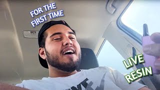 Trying LIVE RESIN for the FIRST TIME!! | Cart Review 🛒
