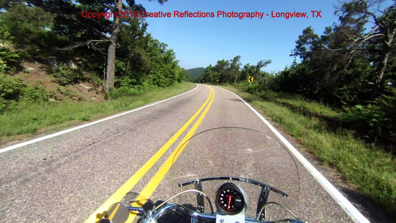 Motorcycle Ride From Mena, AR to Wilhelmina Lodge YouTube