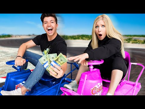 Preston VS Brianna DRIVING Challenge for $10,000!