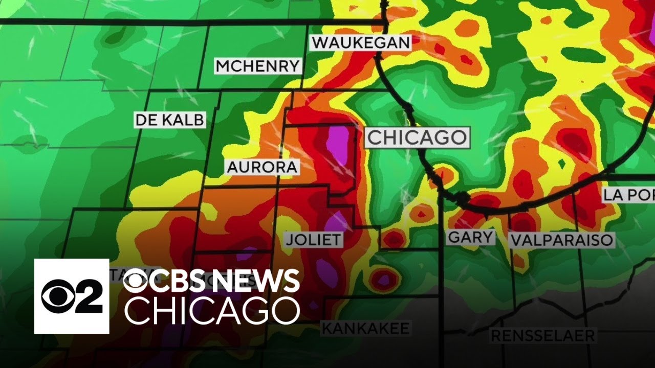 Severe storms expected in Chicago Friday afternoon - YouTube