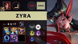 (JDG JunJia) Zyra Carry vs Mel - KR Challenger Patch 26.13