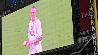 Paul Wall first pitch 3/7/26 Team USA vs Great Britain World Baseball Classic 