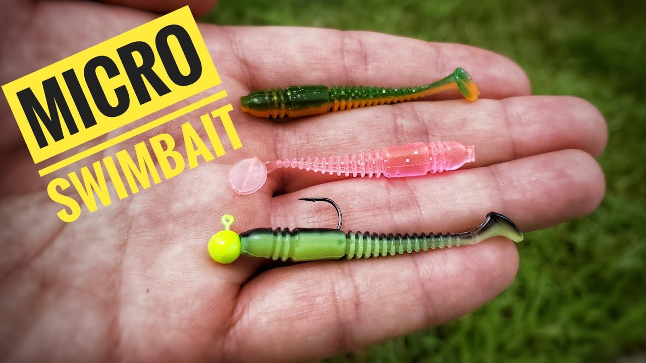 Fishing Eurotackle B Vibe - Tiniest Micro Soft plastic Swimbait 