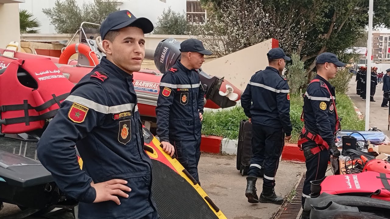 عروض قوية للوقاية المدنية بالناظور في يومها العالمي