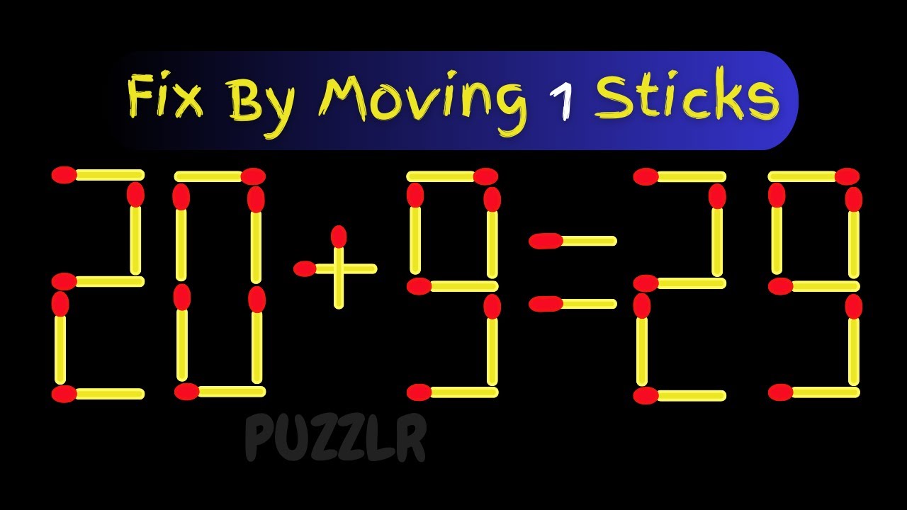 Matchstick Fun: A Brain Teaser Bonanza