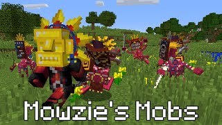 MOBS con SUPER ANIMACIONES!😯 | Mowzie's Mobs Review | Minecraft 1.12.2