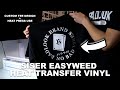 Making Custom T-Shirts | How to Cut Siser Easyweed HTV + Heat Press