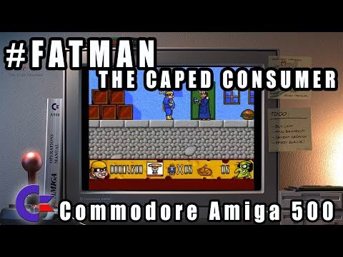 Fatman: The Caped Consumer - Commodore Amiga 500 Gameplay Demo