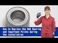 How to replace wheel hub bearings + useful tips featuring NSK first-gen HUBs