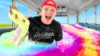 I Filled My School Bus with 1,000 Bath Bombs! screenshot 3