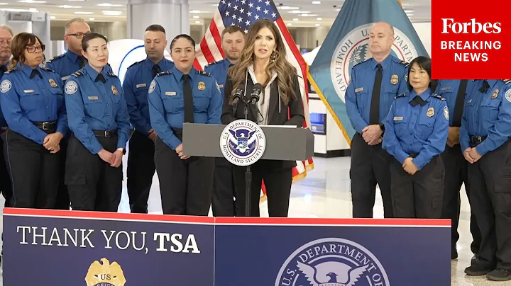 DHS Sec. Kristi Noem Announces $1 Billion In New Funding For The TSA