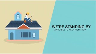 Roof Repair, Roof Damage Or Roof Installation 2D Animated Explainer Video
