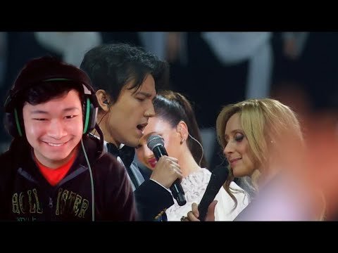 Dimash Kudaibergen, Lara Fabian, Aida Garifullina   Ti amo cosi | Ricky life reaction