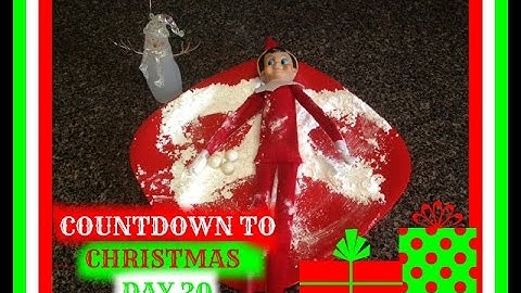 COUNTDOWN TO CHRISTMAS 2015~DAY 20~ELF ON THE SHELF & ADVENT CALENDAR