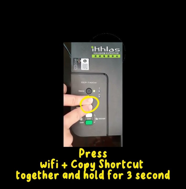 How to Setup Brother DCP-T420W Direct Wifi