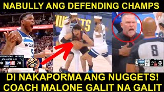 KAWAWA ang Nuggets sa DEPENSA ng Wolves! NABULLY! Coach Malone MAINIT na ang Ulo! 2-0