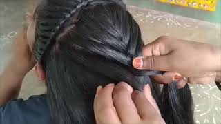 Beautiful bridal hairstyle for wedding |simple hairstyle tutorial #hairstyle#hairstyle design #model