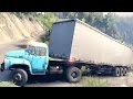 SPINTIRES 2014 - Truck + Trailer Uphill Driving Fail Part 2