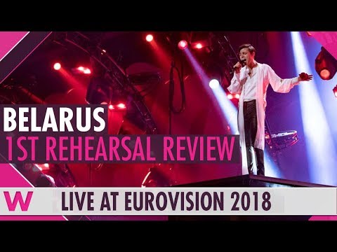 Belarus First Rehearsal: Alekseev "Forever"  @ Eurovision 2018 (Review) | wiwibloggs