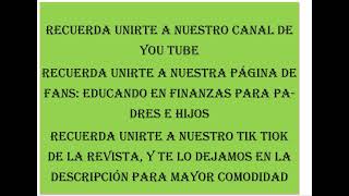 CORTO: (#32) REFLEXION DE HOY EDUCANDO EN FINANZAS PARA PADRES E HIJOS