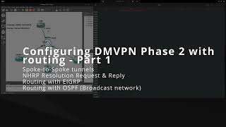 DMVPN Phase 2 (Part 1) - Spoke-to-Spoke tunnels, and Routing with EIGRP and OSPF