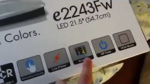 UNBOXING OF AN AOC MONITOR (HD)