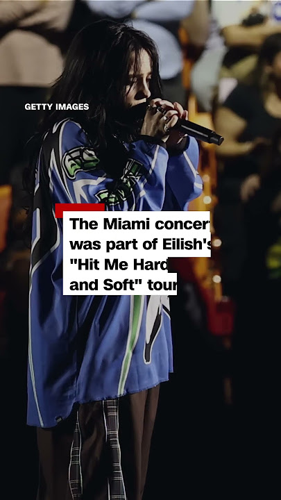 Social media videos show concertgoer grabbing Billie Eilish