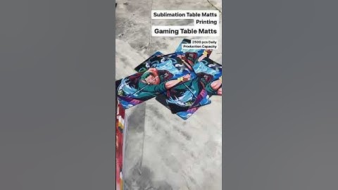 Sublimation Table Mat ,  Rubber Mouse Pad, Counter Mat, Gaming Pad Custom Printing