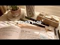 study vlog // endless note-taking, what i eat and gloomy days~ (ft. idenati)