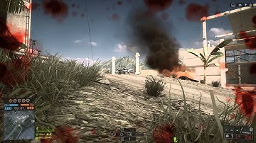 Recon Tank blowup, vehicle destroyed C4, after failed plane attack - battlefield 4