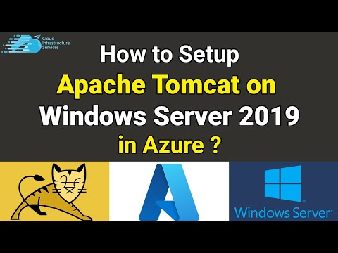 How to Setup Apache Tomcat on Windows Server 2019 in Azure (Tomcat Web Server)