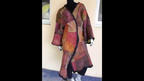 Nuno Felt Kimono part 6 http://felt4uart.blogspot.com