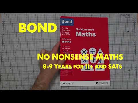 Bond No Nonsense Maths 8-9 Years for 11+ and SATs