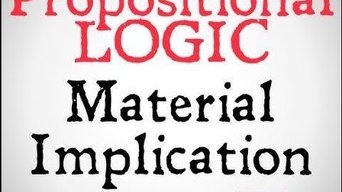 Material Implication