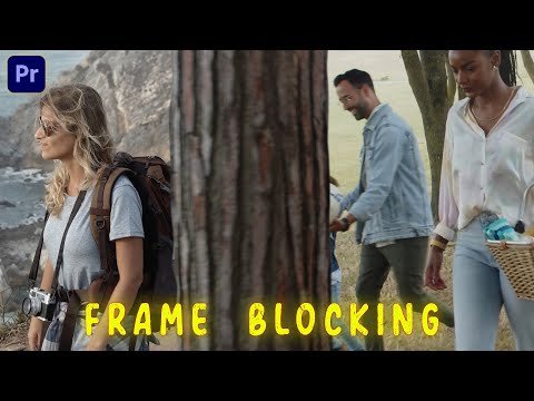 How to make frame blocking transition in premiere pro