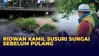 Cari Eril, Ridwan Kamil Susuri Sungai Aare Terakhir Kali Sebelum Pulang ke Indonesia