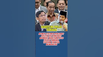 Momen Waketum Projo di Skak Ray Rangkuti #projo #jokowi