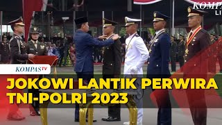 [Full] Upacara Pelantikan 833 Perwira TNI-Polri oleh Presiden Jokowi di Istana