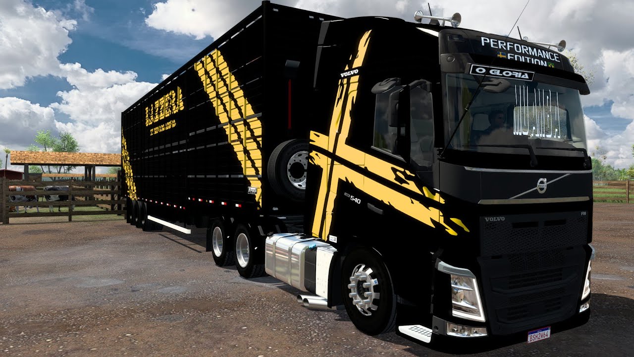 LIVE ETS2 1.57  SERVIDOR DEDICADO 128 PLAYER NO BALANCO DA BOIADA