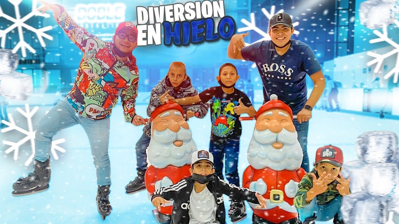 POR PRIMERA VEZ LOS SOÑADORES EN UNA PISTA DE HIELO ⛸🧊 LAS MEJORES CAÍDAS 🤣😂/ Grillo La Duda