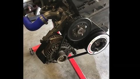 Rb25det to 370z alternator set up