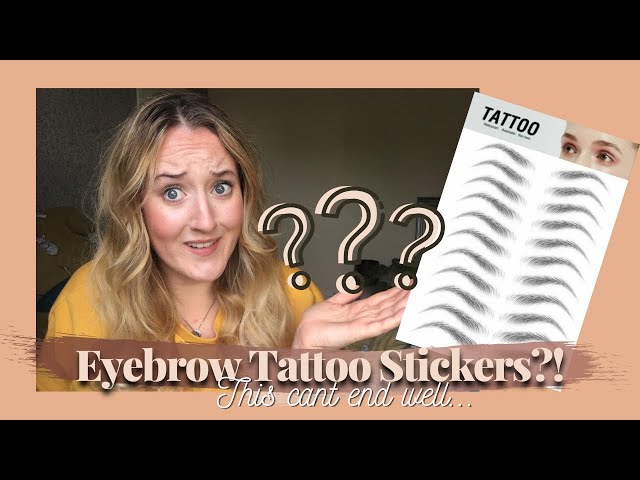 18PC 36D Hair-like Eyebrow Tattoo Sticker False Eyebrows Waterproof Lasting  Makeup Brow Makeup Stickers Cosmetic TSLM1 - AliExpress