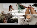 Quarantine morning routine  tanning working out etc