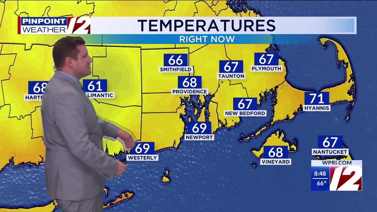 WPRI 12 Weather Forecast 8/10/25: Heat and Humidity Build Next Few Days ...