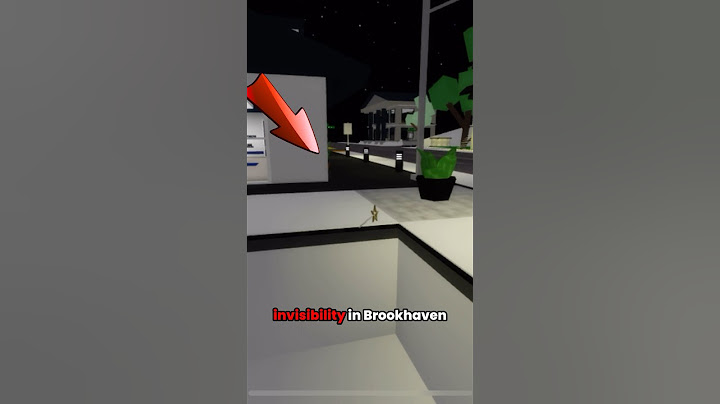 How to be INVISIBLE in BROOKHAVEN