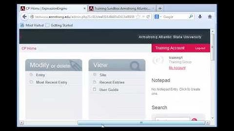 Expression Engine Exercise Finding existing page