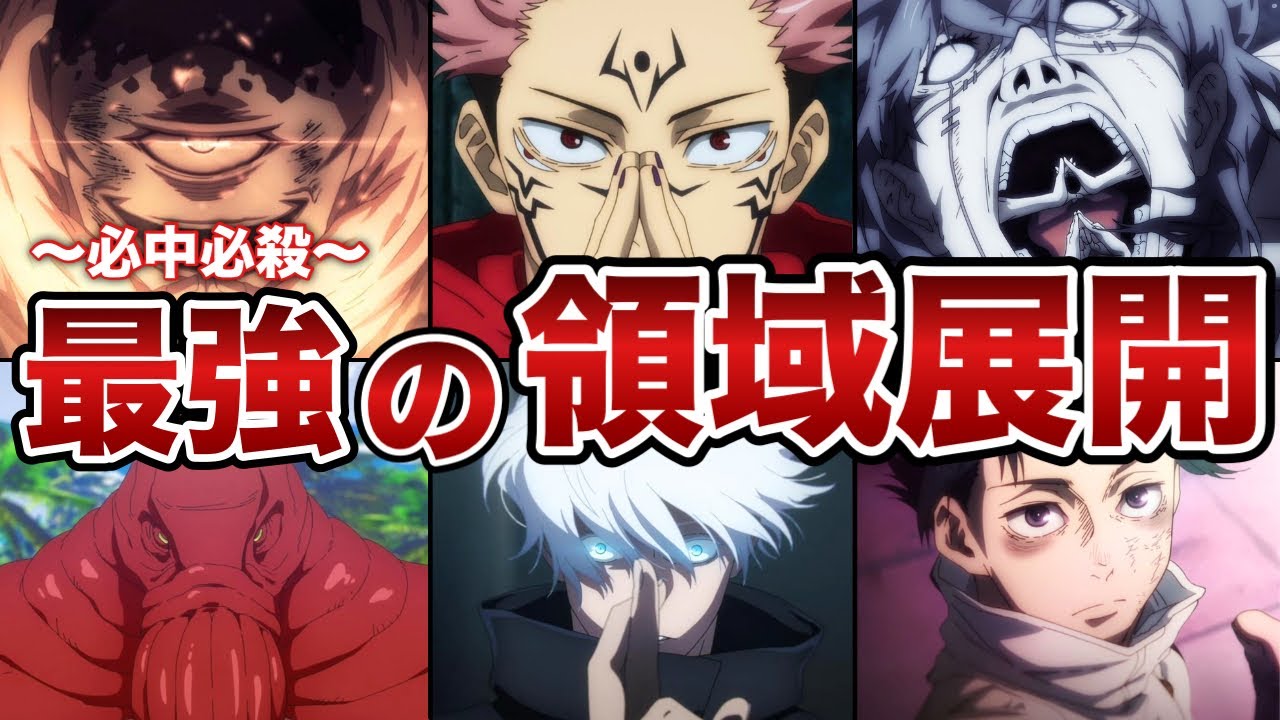 【呪術廻戦】必中必殺の『領域展開』をゆっくり解説！