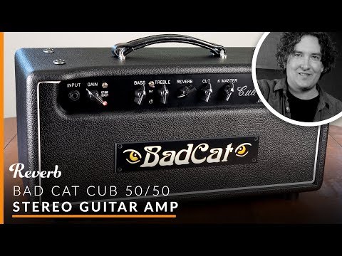 bad-cat-cub-50/50-stereo-guitar-amp-head-|-reverb-tone-report-demo
