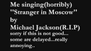 Michael Jackson stranger in moscow cover