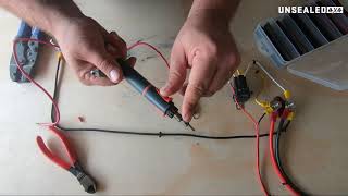 12V guide: How to use heat-shrink
